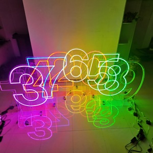 Tùy chỉnh <span class=keywords><strong>Led</strong></span> Neon dấu hiệu cho công viên chủ đề Công ty giáng sinh mở Logo Acrylic silicon ấm trắng Neon dấu hiệu thả vận chuyển - Product Image 3