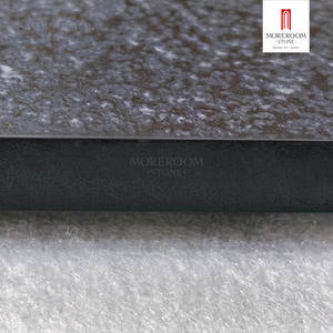 <span class=keywords><strong>Encimera</strong></span> de Mármol Artificial Ecológica de Gran Formato 1600x3200mm con Acabado Mate y Vetas Negras Galaxia para Cocina Moderna - Product Image 2