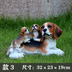 Nueva Escultura de Perro Golden Retriever de Resina <span class=keywords><strong>2022</strong></span>, Estatua de Perro de Fibra de Vidrio para Decoración del Hogar y Jardín - Product Image 3