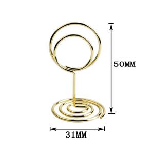 Huaxinda metallo carta di nozze titolare del numero di tavolo per vari capodanno cinese Halloween ringraziamento natale ferro - Product Image 2