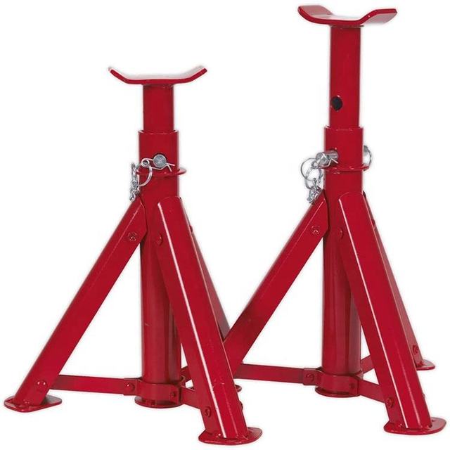 Altertool 2 Ton Adjustable Foldable Jack Stands - CE & GS Certified, Heavy-Duty Car Truck Lift Stands for Car Garage Repair