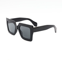 Nouvelles Lunettes de Soleil Carrées Tendance 2026 UV400, Design Oversize Polyvalent, Style Urbain Européen/American, Extra-Large