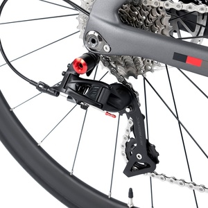 <span class=keywords><strong>Bicicleta</strong></span> de Carretera de Fibra de Carbono R5pro 2026, Nueva, con Doble Freno de Disco, 24 Velocidades, Cableado Interno Completo, Ruedas de Aluminio, Aerodinámica, para Carreras - Product Image 3