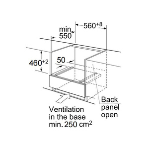 <span class=keywords><strong>Microondas</strong></span> Integrado BMW4502BL de 44L y 60cm con 1.6 Pies Cúbicos Horno <span class=keywords><strong>Microondas</strong></span> Negro de 24 Pulgadas con Parrilla y Convección - Product Image 6