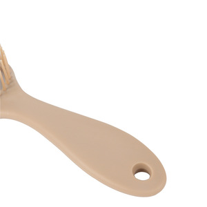 Peine de masaje para el cuero cabelludo Wanmei, cepillo de plástico hueco para el cabello largo de niñas, color rosa caqui - Product Image 4