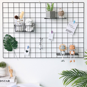 Custom Metal Mesh Wire <strong>Wall</strong> <strong>Grid</strong> Hanging Gold Photos <strong>Grids</strong> <strong>Wall</strong> - Product Image 2