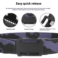 Pour Amazon best-seller transfrontalier 38 épaissi et durci Club tir pistolet ceinture vache alliage boucle automatique ceinture tactique