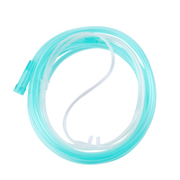 Fourniture hospitalière Pvc jetable adulte nouveau-né infantile enfant pédiatrique médical Co2 tube canule nasale d'oxygène