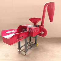 Machine multifonctionnelle de broyage et de découpe de fourrage, pour la transformation de l'herbe, de la paille et des épis de maïs, pour la fabrication d'aliments pour bétail, haute efficacité