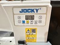 JOCKY JK20606DD-2N à entraînement direct machine à coudre industrielle à double 2 aiguilles point noué à alimentation composée cuir résistant
