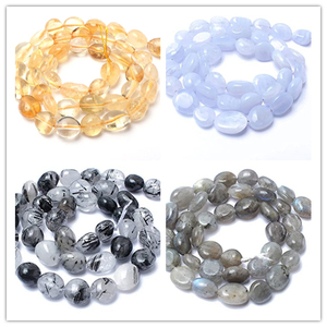 6-8mm di <span class=keywords><strong>Kunzite</strong></span> naturale ghiaia ciottoli potere potere di energia rotonda forma irregolare perline sciolte 15 "<span class=keywords><strong>pietra</strong></span> - Product Image 3