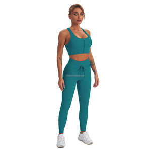 Ropa Deportiva de Yoga para Mujer, Profesional, con Logotipo Personalizado, Marca Privada, Ligera, Sin Costuras, Transpirable, de Alta Sujeción, Talla Grande, Resistente a Impactos - Product Image 2
