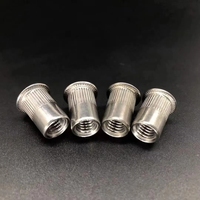 Écrous à rivets aveugles M3-M10, classe 4.8 et 6.8, résistants à la chaleur, norme ISO, finition brillante en aluminium, marque Yuhuan, différentes tailles