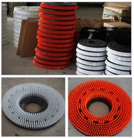 14-21 Zoll Anpassbare Filament-Bodenreinigungsbürste Scheibenbürste für Teppichreinigung