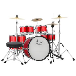 Slade nhà máy OEM ODM bán buôn trẻ em chuyên nghiệp cụ gõ trẻ em trống Bộ 5 Trống 4 Cymbals trống Kit - Product Image 4
