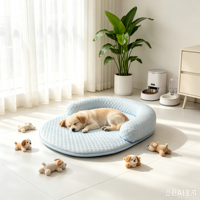 Bestseller Moderne Sommer Atmungsaktive Rutschfeste Katzen- und Hundekühlmatte Hundebett Katzenbett Karton