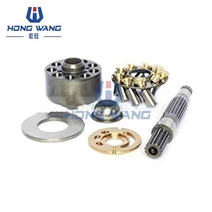 Kit de réparation de pompe hydraulique principale : Bloc-cylindres, entretoise de retenue, plaque de retenue de sabot de piston, plateau oscillant pour (KAWASAKI) NX15 - Product Image 2