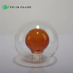 Abat-jour en verre soufflé ambré clair à double paroi OEM, lampes de plafond, style européen traditionnel moderne, fait main, respectueux de l'environnement - Product Image 5