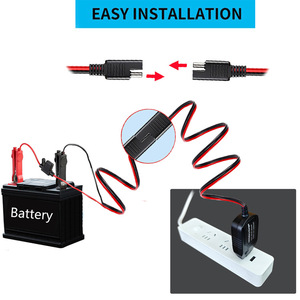 Portable motorcycle battery charger, solar photovoltaic power generation car 12V battery charger Direct sale L172 - Product Image 4