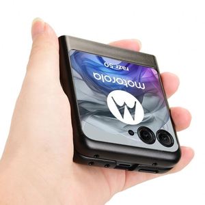 Coque de téléphone pliante de protection en cuir PU dur de luxe pour Motorola Moto Razr 60 50 Ultra Z Flip 7 6 5 étuis de couverture arrière - Product Image 6
