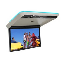 Stereo TV pintar Android Monitor Flip Overhead atap mobil 21.5/22 inci untuk Bluetooth WiFi USB 1080p MP5 Player LCD TFT IPS