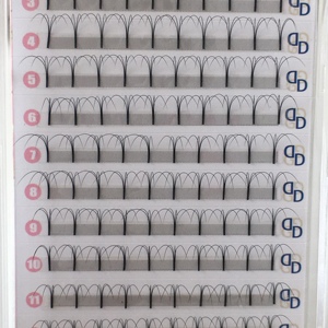 Venta al por mayor de pestañas de tallo largo 4D de 0.07, bandejas de pestañas hechas a mano, abanicos de volumen pre-fabricados, extensiones de pestañas 3D 5D 6D, pestañas Promade, extensiones de pestañas Cils - Product Image 2