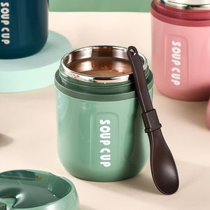 Mini <span class=keywords><strong>termo</strong></span> portátil de acero inoxidable para sopa y yogurt, recipiente de comida al vacío, taza para desayuno, leche, gachas, venta al por mayor - Product Image 3