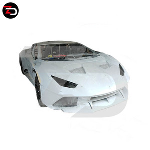 En stock Kit carrosserie LP610 STO avec pare-chocs, jupes latérales, panneaux de porte, capot moteur arrière, ailes et spoiler pour Gallardo LP540 LP550 LP560 - Product Image 3