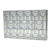 Moules à chocolat sexy de haute qualité en polycarbonate, forme élégante de barre