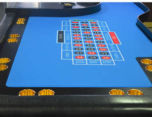 Nappe de table de mise en page de <span class=keywords><strong>roulette</strong></span> "<span class=keywords><strong>0</strong></span>" "00" sur mesure pour <span class=keywords><strong>casino</strong></span> - Product Image 5