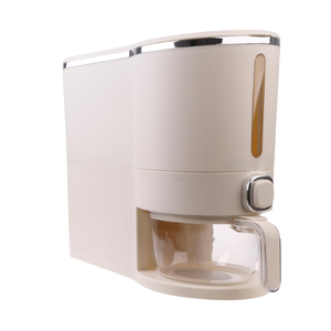 Contenedor de Alimentos de Plástico Moldeado por Inyección, Elegante y Moderno, Dispensador de Cereales de 10-20L, Conservación de Frescura para Almacenamiento de Arroz - Product Image 1