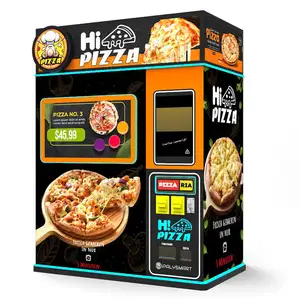 55 Inci Layar Sentuh Besar 60 Buah 10 Inci Mesin Penjual Pizza Mini Otomatis Pintar untuk Dijual
