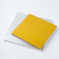 Plateau à gâteau en carton ondulé rond, carré ou rectangulaire, de 3 à 18 pouces, épaisseur de 3 à 12 mm, pour la vente en gros
