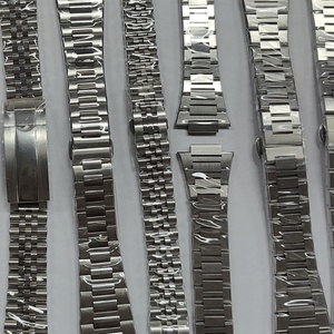 Correa de Reloj de Acero Inoxidable Pulido con Extremos Curvos de 17mm/18/19/20/21/22mm, Marca Privada, Banda de Muñeca Metálica NH35 - Product Image 1