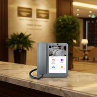 Téléphone vidéo IP d'entreprise pour chambre d'hôtel avec carte SIM HA03 Android sans fil LAN écran 8'' fixe vidéo professionnel de bureau intelligent