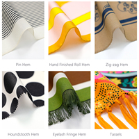 Foulard 100 % Soie, Carré en Twill de Soie Imprimé sur Mesure pour Femme, Foulard en Soie à Impression Numérique avec Votre Propre Design