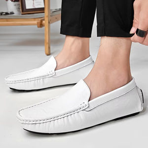 Zapatos Formales de Negocios para Hombre, Estilo Británico, de Cuero Genuino, con Punta en Pico, Sin Cordones, que Aumentan la Estatura, para Novios y Bodas - Product Image 3