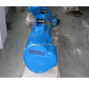 Trifásico 380V Polipasto de cuerda de alambre eléctrico Polipasto CD de 5 toneladas con carro de monorriel eléctrico - Product Image 5