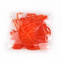Leurre souple en plastique de 0,4 g et 4,5 cm avec queue en épingle, leurre artificiel pour la pêche en mer et en océan