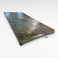 Réservoir d'eau portable en PVC de 50 mètres cubes, type coussin, qualité alimentaire, capacité 1000L, neuf, pour industries agricoles, en matériau de sac