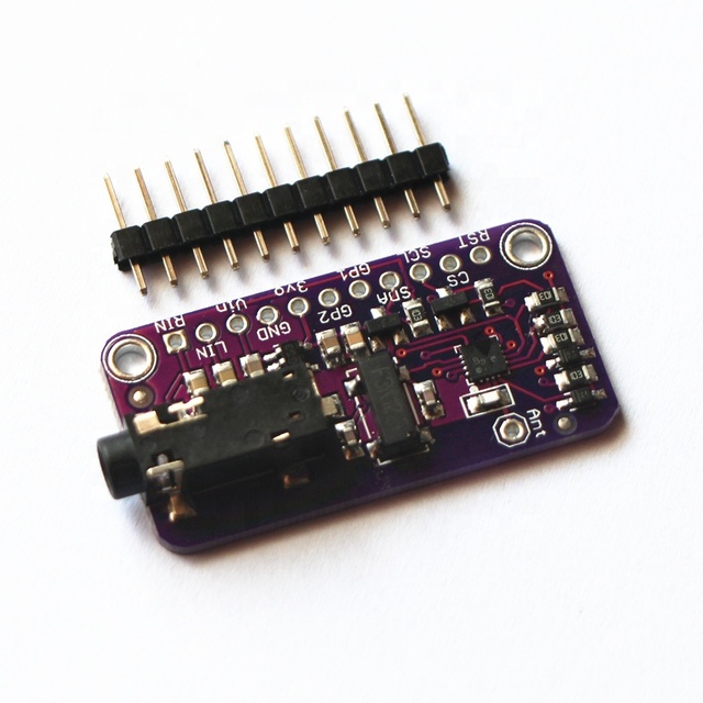 Taidacent I2C Digital Wireless Microphone Surveillance Si4713 FM Stereo Radio Transmitter Module with RDS/RDBS