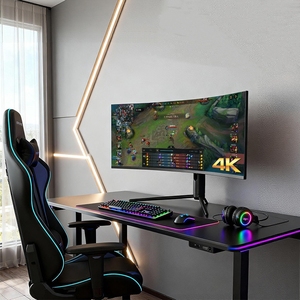 Monitor Ultrapanorámico Curvo de 34 Pulgadas 4K Todo en Uno, 100Hz, con Cámara Web Integrada, Altavoz, WiFi, Computadora de Escritorio para Juegos y Diseño - Product Image 2