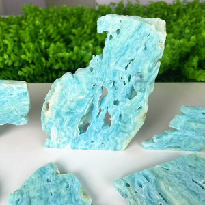 En vrac en gros naturel des <span class=keywords><strong>caraïbes</strong></span> tranche dalles cristal pierre brute polie tranche des <span class=keywords><strong>caraïbes</strong></span> pour la guérison - Product Image 3