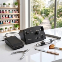 Vente en gros - Machine à ongles électrique en plastique JD4500 DC12V 35W 30000RPM avec prise US/EU, populaire pour le ponçage des ongles