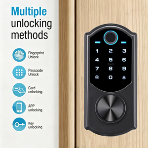 Serratura Intelligente per Porta d'Ingresso Quattro in Uno con Modalità di Sblocco Multiple, Ampiamente Utilizzata in Edifici Commerciali e Uffici - Product Image 2