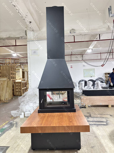 Chimenea de Leña Decorativa Blanca para Hotel, Villa Independiente, Calefacción Central, <span class=keywords><strong>Venta</strong></span> Directa de Fábrica, Personalizada - Product Image 5
