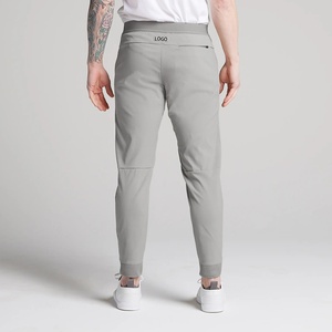 Pantalones Jogger de Golf para Hombre, Transpirables, Azul Brillante, Corte Clásico, Lino, Cómodos, Elegantes, Elásticos y Modernos para Otoño - Product Image 2