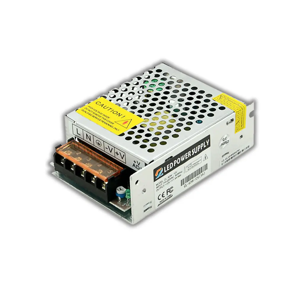 230V AC DC Converter 12V LED Switch Power Supply 12V 60W 5A Power Source For CCTV Camera