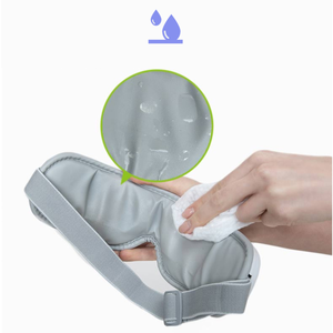 Masajeador de Ojos Portátil Plegable con Terapia Infrarroja, Recargable por USB, Batería de 800mAh, Blanco, Ayuda para Dormir - Product Image 4