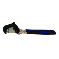 Clé à tuyau universelle réglable rapide KAFUWELL PC4369S de 12 pouces avec ouverture de mâchoire de 3/8 à 1-3/4 pouces pour plombiers